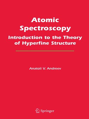 cover image of Atomic Spectroscopy
